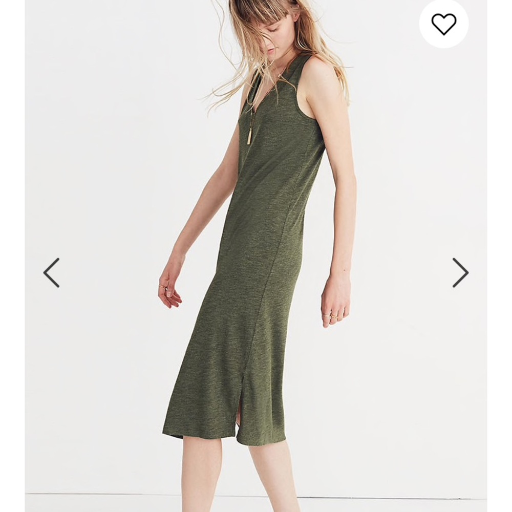 Madewell v-neck tank dress